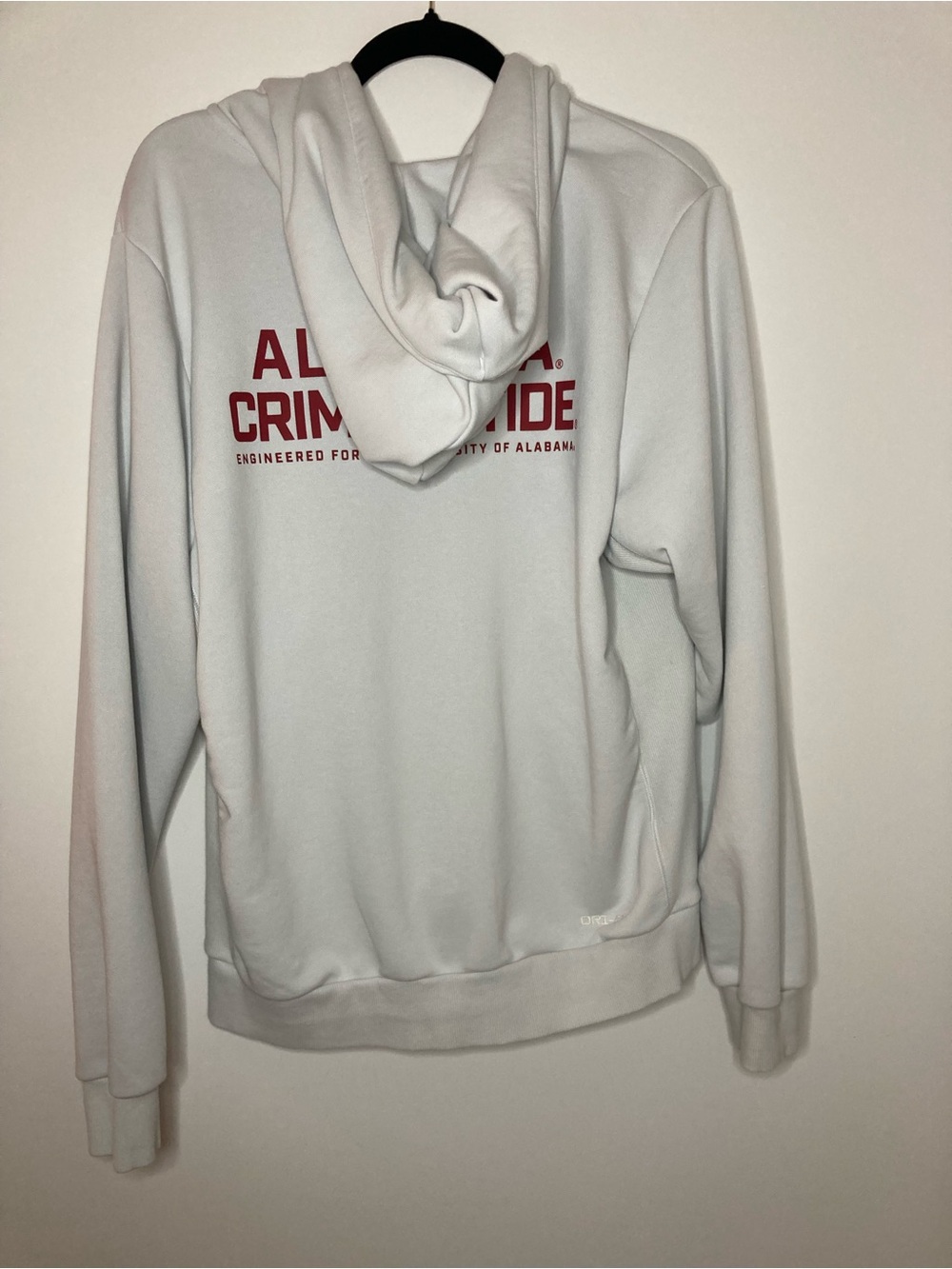 Nike Light Gray Alabama 'A' Logo Full-Zip Hoodie - Picture 4 of 7